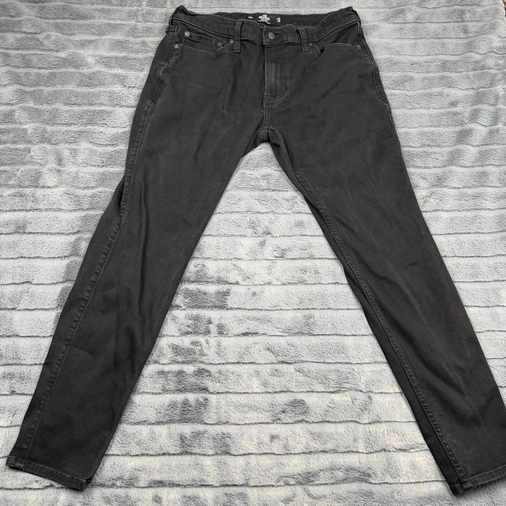 Hollister Super Skinny Black Advanced Stretch Jeans Mens 34x30 (Measures 34x28)
